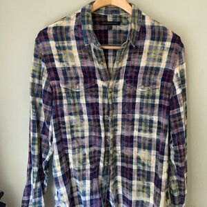 John varvatos L/S, medium, cotton